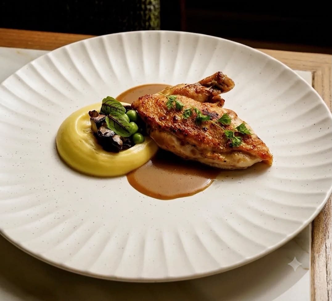 Poulet et purée maison